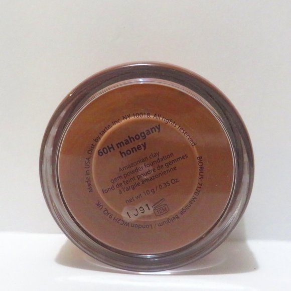 TARTE AMAZONIAN GEN POWDER FOUNDATION 60H MAHOGANY HONEY 0.35 OZ - Picture 2 of 3